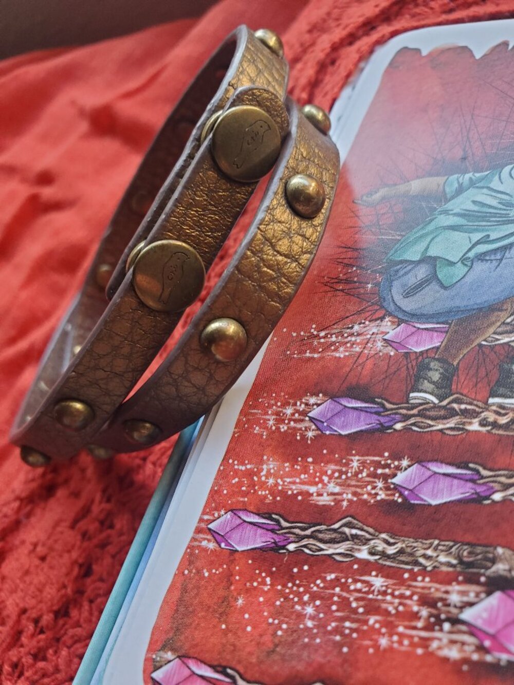 Chloe and Isabel bronze wrap bracelet